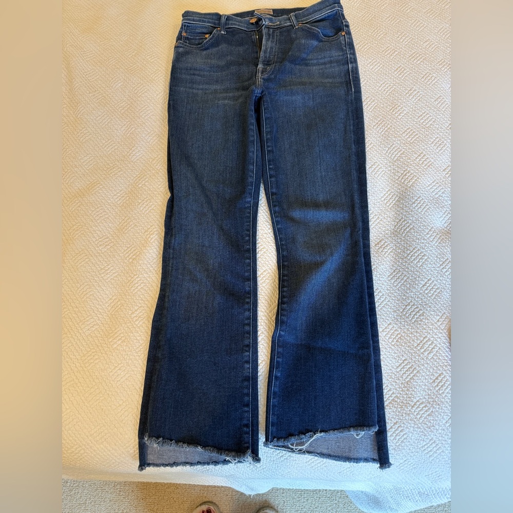 MOTHER Insider Crop Step Fray Jeans